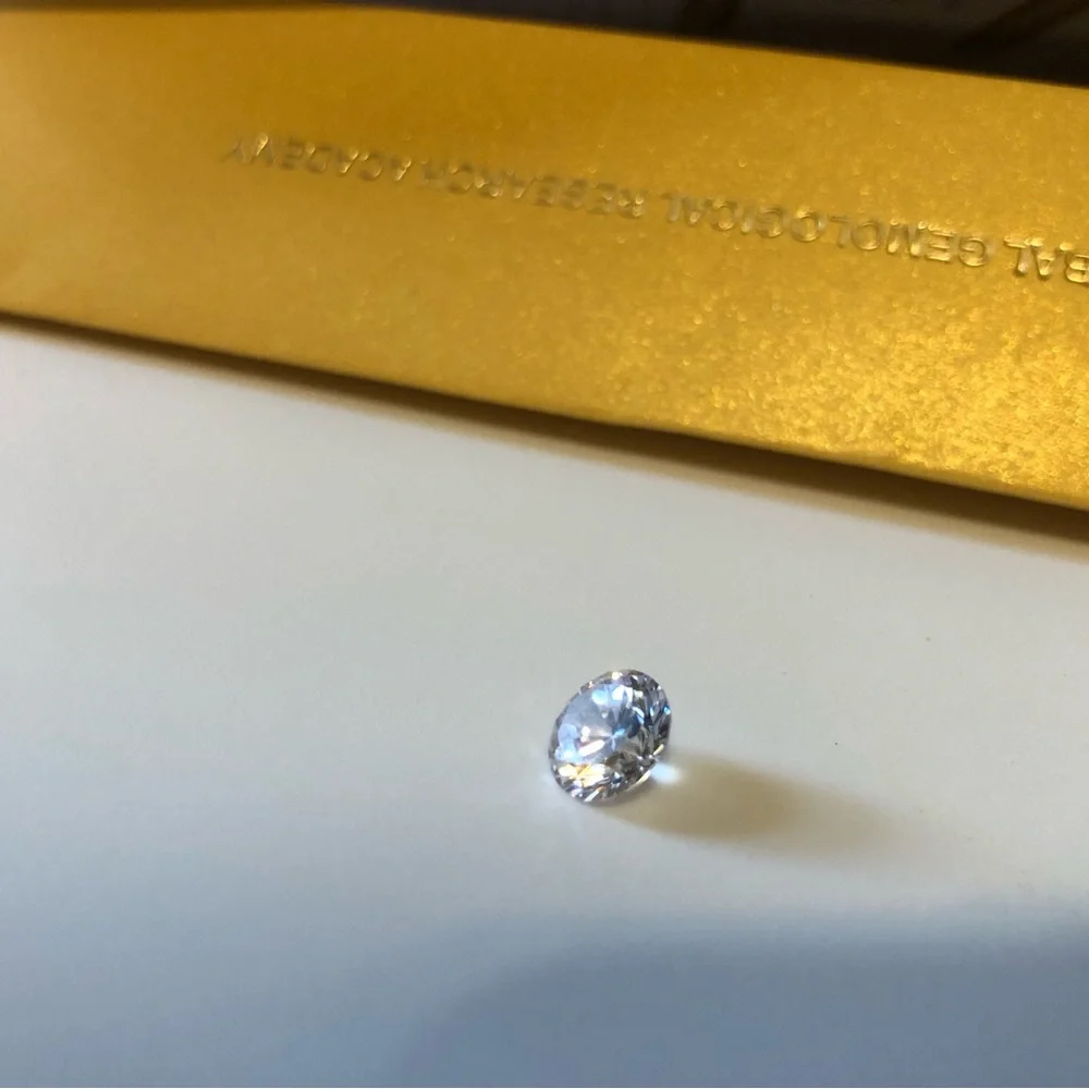 Brilliant Natural Excellent Cut Moissanite Diamond Gem Stone - Picture 14 of 17